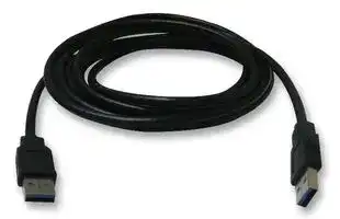 11.02.8970: USB Cable, Type A Plug to Type A Plug, 1.8 m, 5.9 ft, USB 3.0, Black