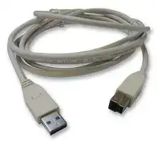 11.99.8870: USB Cable, Type A Plug to Type B Plug, 1.8 m, 5.9 ft, USB 3.0, White