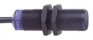 XS4P18MB230: Inductive Proximity Sensor, OsiSense XS Series, 8 mm, SPST-NC, M18, 24 to 240 V, Pre-wired