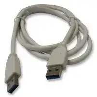 11.99.8795: USB Cable, Type A Plug to Type A Plug, 1.8 m, 5.9 ft, USB 3.0, White