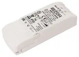 RACT12-350: LED Driver, TRIAC Dimmable, 12 W, 35 VDC, 350 mA, Constant Current, 198 V