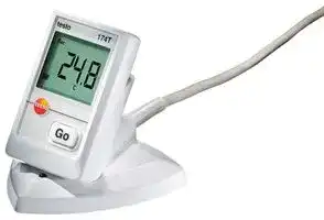 TESTO 174-T SET: Data Logger, Temperature, 1 Channel, Temperature, USB, LCD