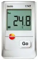 TESTO 174-T: Data Logger, Temperature, 1 Channel, Temperature, USB, LCD