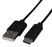 2566-1: USB Cable, Type A Plug to Type C Plug, 1 m, 3.28 ft, USB 2.0, 3.1