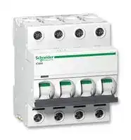A9F53432: Thermal Magnetic Circuit Breaker, iC60H, 32 A, 4 Pole, 250 VDC, 440 VAC, DIN Rail