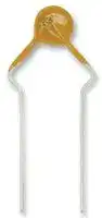 MF-R005-0: Resettable Fuse, PPTC, MF-R, 60 VDC, 50 mA, 100 mA, 5 s, Round