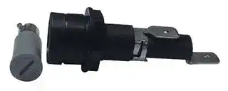 BK/HTB-56I-R: Fuseholder, Panel Mount, 250V, 20A, 1/4 x 1 1/4", Quick Connect, Screwdriver Cap