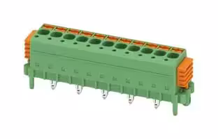 1864121: Wire-To-Board Terminal Block, 5 mm, 11 Ways, 24 AWG, 12 AWG, 2.5 mm², Push In