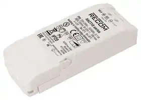 RACT18-1050: LED Driver, TRIAC Dimmable, 18 W, 18 VDC, 1.05 A, Constant Current, 198 V