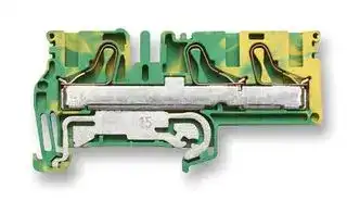 1896190000.: DIN Rail Mount Terminal Block, 3 Ways, 16 AWG, 8 AWG, 10 mm², Push In