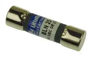 0BLN025.T: Fuse, Industrial / Power, BLN, 25 A, 250 V, 10.3mm x 38.1mm, 13/32" x 1-1/2"