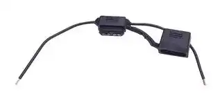 FHAC0001ZXJ: Fuse Holder, Splash Waterproof, Automotive Blade, 1 Fuse, 20 A, 32 VAC, 32 VDC, ATO, Wire Leaded