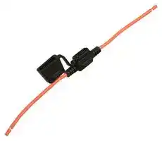 FHAC0002LXN: Fuse Holder, Waterproof, Cartridge In Line, 1 Fuse, 30 A, 32 VDC, Wire Leaded