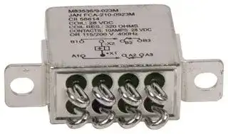 FCA-210-1023M: POWER RELAY, DPDT, 10A, 28VDC, PANEL
