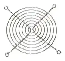 MCSC130-W1: Fan Finger Guard, Steel - Wire Form, 120mm Axial Fans, 113.3 mm, Silver