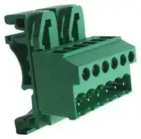CTBPD96VJ/6: DIN Rail Mount Terminal Block, 6 Ways, 28 AWG, 14 AWG, 2.5 mm², Screw, 20 A