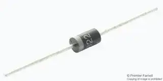 1N5820+: Schottky Rectifier, 20 V, 3 A, Single, DO-201AD, 2 Pins, 850 V