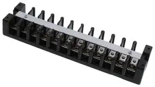 1512STD: TERMINAL BLOCK, BARRIER, 12 POSITION, 16-10AWG