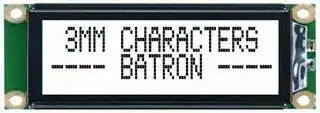 BTHQ21603V-FSTF-LED WHITE WC: Alphanumeric LCD, 16 x 2, Black on White, 5V, Parallel, English, Japanese, Transflective