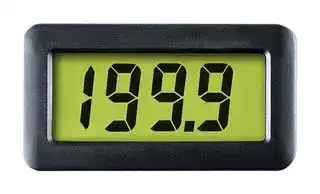 DPM 742-BL: Digital Panel Meter, Current Loop Indicator, 3-1/2Digits, 4mA to 20mA, 12.7mm Digit Height
