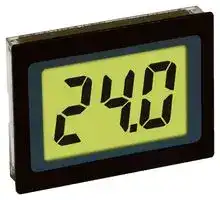 SP 5-1200-BL: Digital Panel Meter, DC Volts, 3Digits, 4V to 25V, 18mm Digit Height, 50Vdc