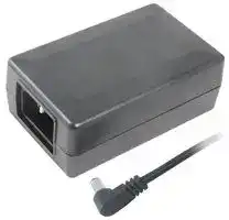 T6313ST: 24W, 12V, 2A, IEC C14 Desktop Power Supply, Right-Angled DC Output