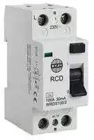 WRDS100/2: Circuit Breaker, Wylex - WRDS Series RCDs, 240 V, 100 A, 2 Pole