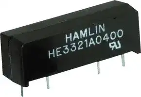 HE3321A1200: Reed Relay, SPST-NO, 12 VDC, HE3300, Through Hole, 500 ohm, 500 mA