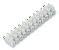 CTSN431/12/M: Panel Mount Barrier Terminal Block, 1 Row, 12 Ways, 8 mm, 17.5 A
