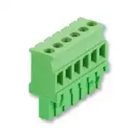 CTB92VG/4R: Pluggable Terminal Block, 5 mm, 4 Ways, 30 AWG, 12 AWG, 2.5 mm², Screw