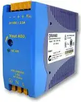 MP-DRAN60-24: AC/DC DIN Rail Power Supply (PSU), ITE, 1 Output, 60 W, 24 VDC, 2.5 A