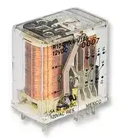 6-1393765-0: Power Relay, 4PDT, 24 VDC, 5 A, R10 Series, Socket, Non Latching