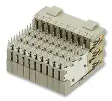 6469081-1: Connector, HM-Zd, 60 Contacts, 2.5 mm, Receptacle, Press Fit, 6 Rows