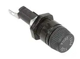 BK/HTB-46I-R: FUSE HOLDER, 6.3 X 32MM, PANEL MOUNT