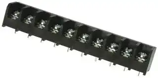 6PCV-10-006: TERMINAL BLOCK, BARRIER, 10 POSITION, 22-12AWG