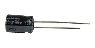 UHE1V151MPD1TD: ALUMINUM ELECTROLYTIC CAPACITOR, 150UF, 35V, 20%, RADIAL