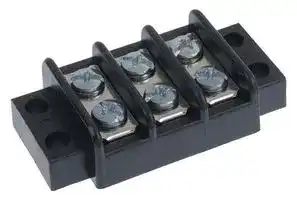 38780-0103: TERMINAL BLOCK, BARRIER, 3POS, 14AWG