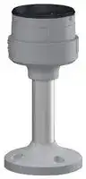 DEL-XVUZ02Q: MOUNTING PLATE, 100MM POLE, SILVER