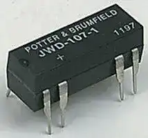 JWD-107-5: RELAY, REED, SPST-NO, 100V, 0.5A, THT