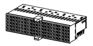 17341102102: HARD METRIC CONNECTOR, RECEPTACLE 110 POSITION