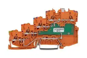 2000-5477/1102-953: TERMINAL BLOCK, DIN RAIL, 10POS, 16AWG