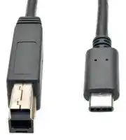 U422-003-G2: USB CABLE, 3.1 TYPE C-TYPE B PLUG, 0.9M