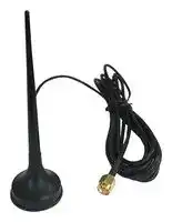 ANT-GSTUB3-SMA: Stubby Antenna, 2.1GHz, 2.5 VSWR, 3dBi Gain, Magnetic