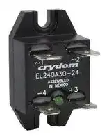 EL240A30-05: Solid State Relay, SPST-NO, 30 A, 280 VAC, Panel Mount, Quick Connect, Zero Crossing