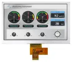 MDT0700JIHH-MIPI: TFT LCD, 7 ", 1024 x 600 Pixels, Landscape, RGB, 1.8V