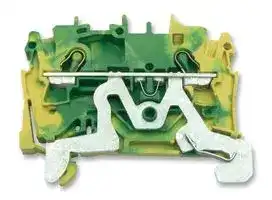 2002-1207: DIN Rail Mount Terminal Block, 2 Ways, 22 AWG, 12 AWG, 2.5 mm², Clamp, 24 A