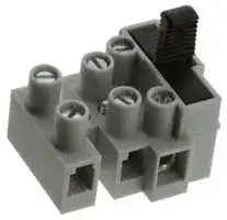 503SI03E: Fused Terminal Block, 3 Ways, 6 mm², Screw, 10 A