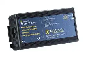 AD115/230-12 108: AC/DC Enclosed Power Supply (PSU), ITE, 1 Outputs, 108 W, 12 VDC, 9 A