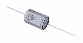 PEG124MD3100QL1: Electrolytic Capacitor, 100 µF, 63 V, -10%, +30%, Axial Leaded, 2500 hours @ 125°C, Polar