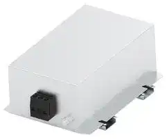 25KEMS10AFPDHM: Power Line Filter, General Purpose, 440 VAC, 25 A, Three Phase, 1 Stage, DIN Rail Mount